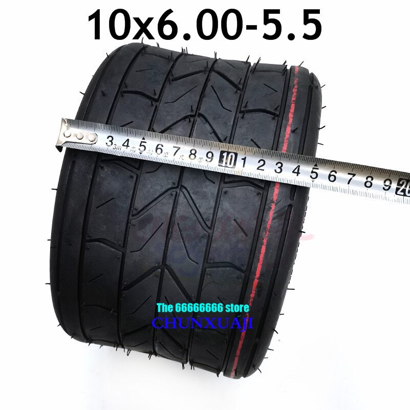 tubeless tire 10*6.00-5.5 tire motorcycle vacuum Road electric scooter motor tube 10 inch widened tire 10x6.00-5.5