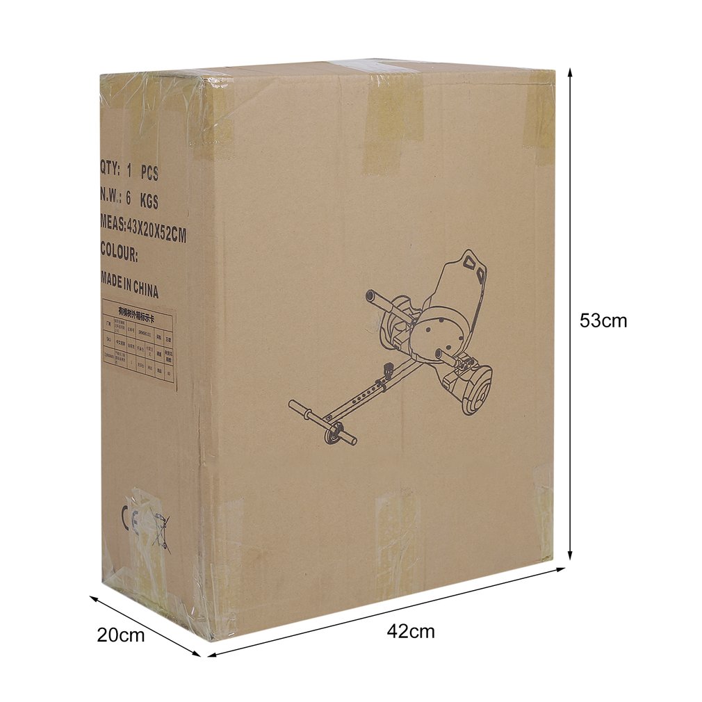 Three Wheel Go Kart Adjustable Hover Seat HoverKart For Swegway Hoverboard Accessories Electric Scooter For Adults Kids