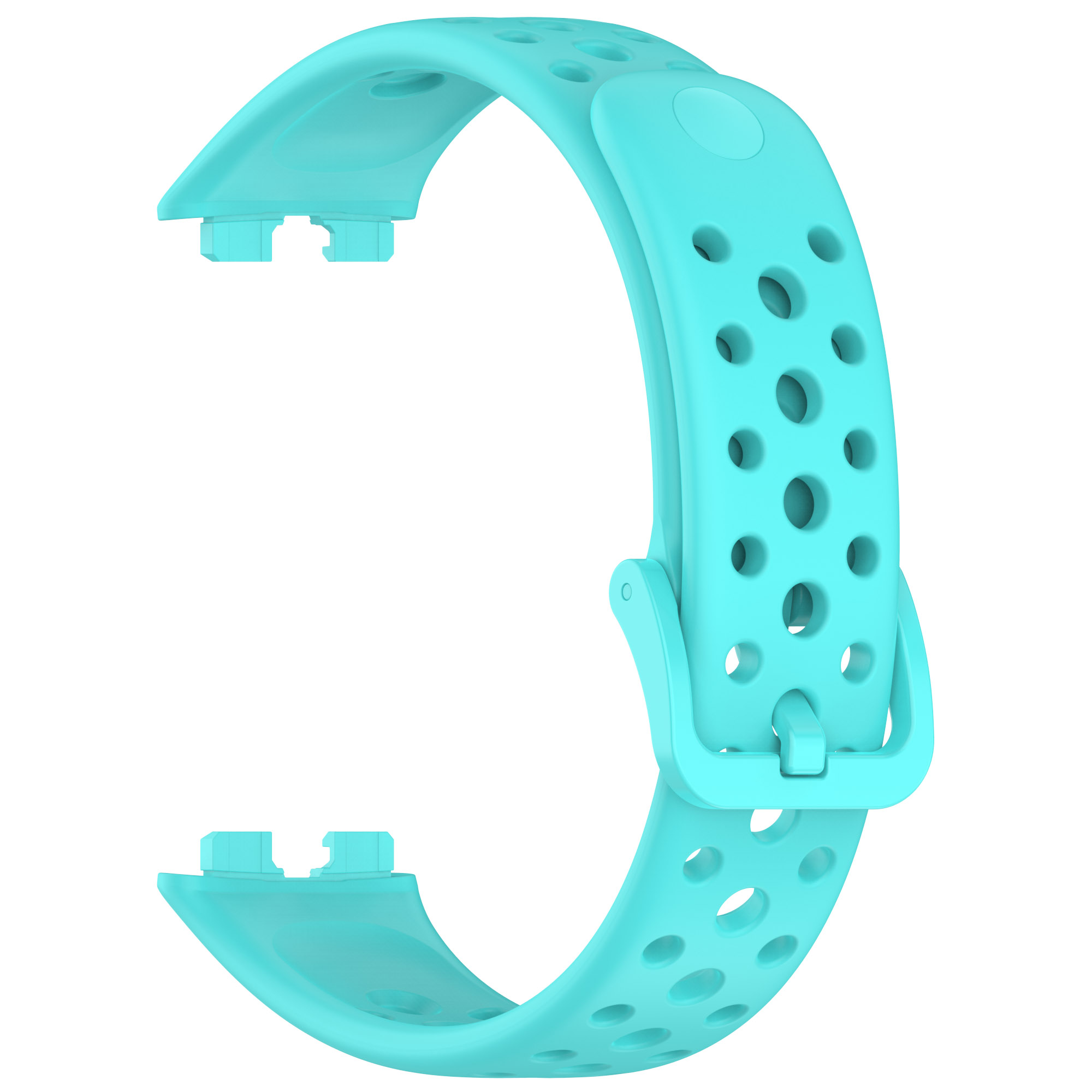 Bracelet de montre de sport respirant en Silicone pour Bracelet de remplacement Huawei Band 9/8: Blue pink