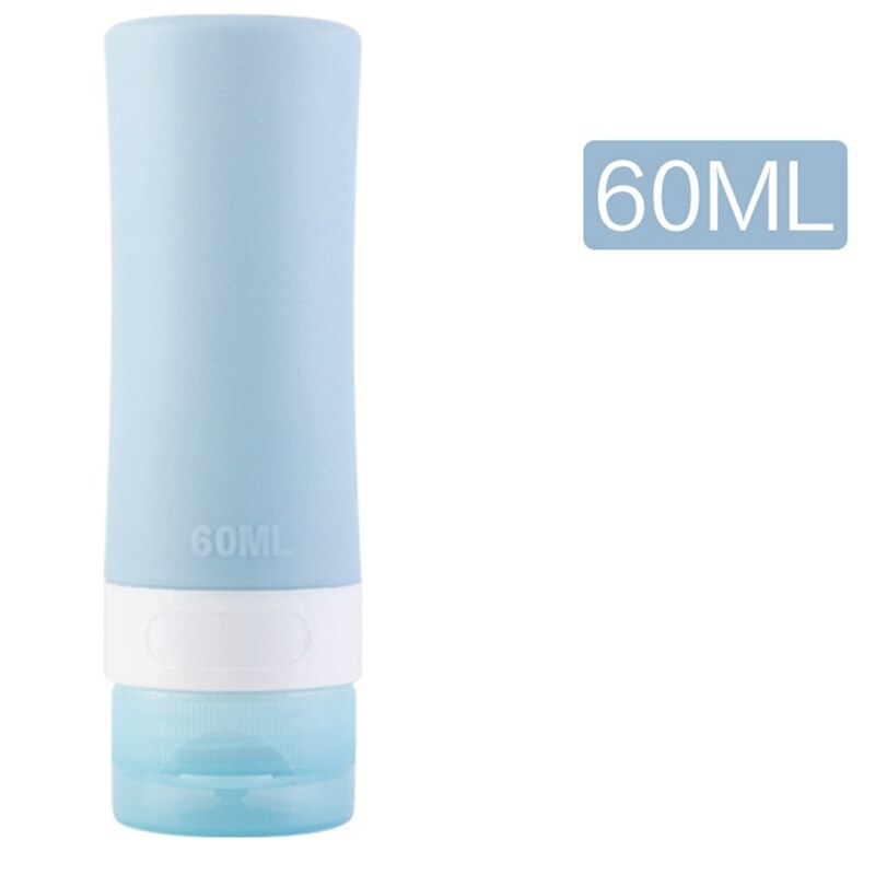 Silikonowe przenośne kobiety mężczyźni pakowanie na podróż butelka na balsam szampon wanna pojemnik na kosmetyki torba