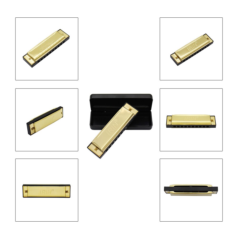 10 hull 20 tone diatonisk blues munnspill nøkkel av c munnspill c nøkkel munnspill med etui for nybegynnermusikal