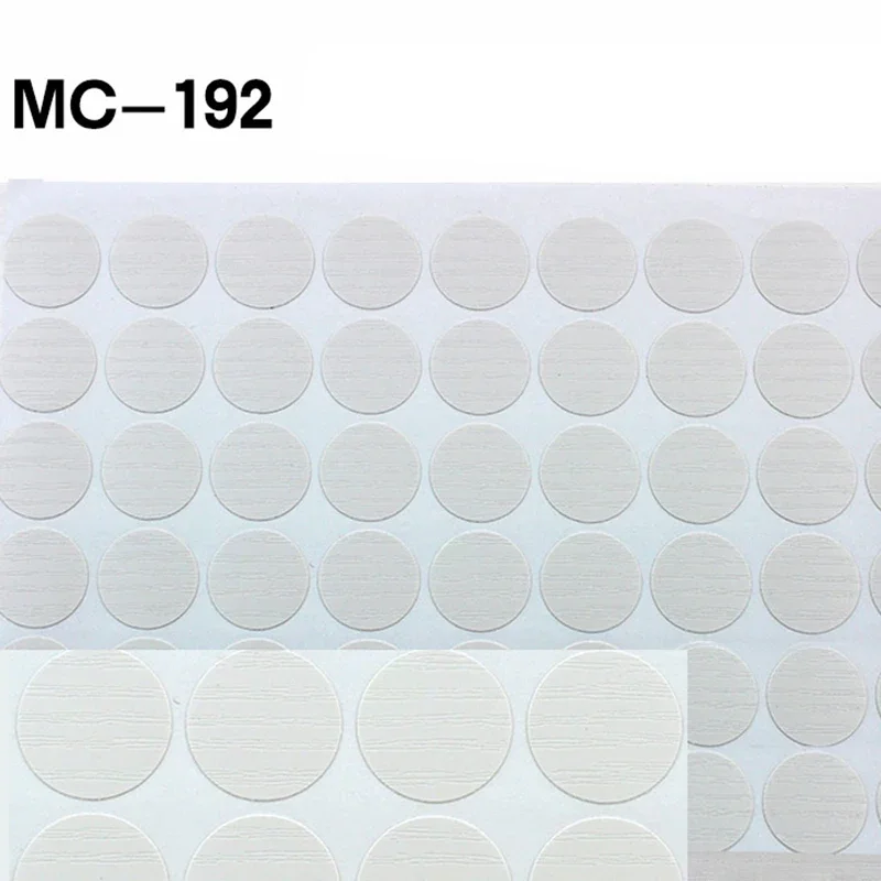 96 stuks 15 mm houten meubilair zelfklevende schroefdop cover gat stickers hout ambachtelijke bureau kast lade kunst sticker ornament: Light Grey