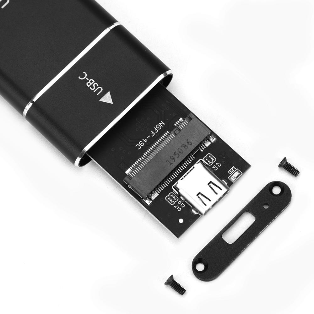 Externe Behuizing Harde Schijf Schijf Case Type C M.2 Ngff Hdd Box Ssd Solid State Disk 6Gps Voor M.2 Sata Usb 3.1 2260/2280