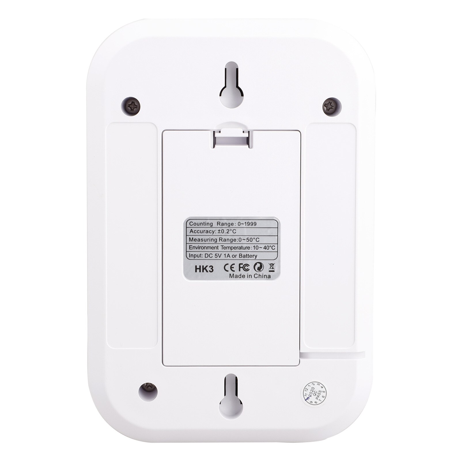 Wall-Mounted HK3 Digital Infrared Thermometer Non-Contact Forehead Body Thermometer LCD Display Office Metro Home Use