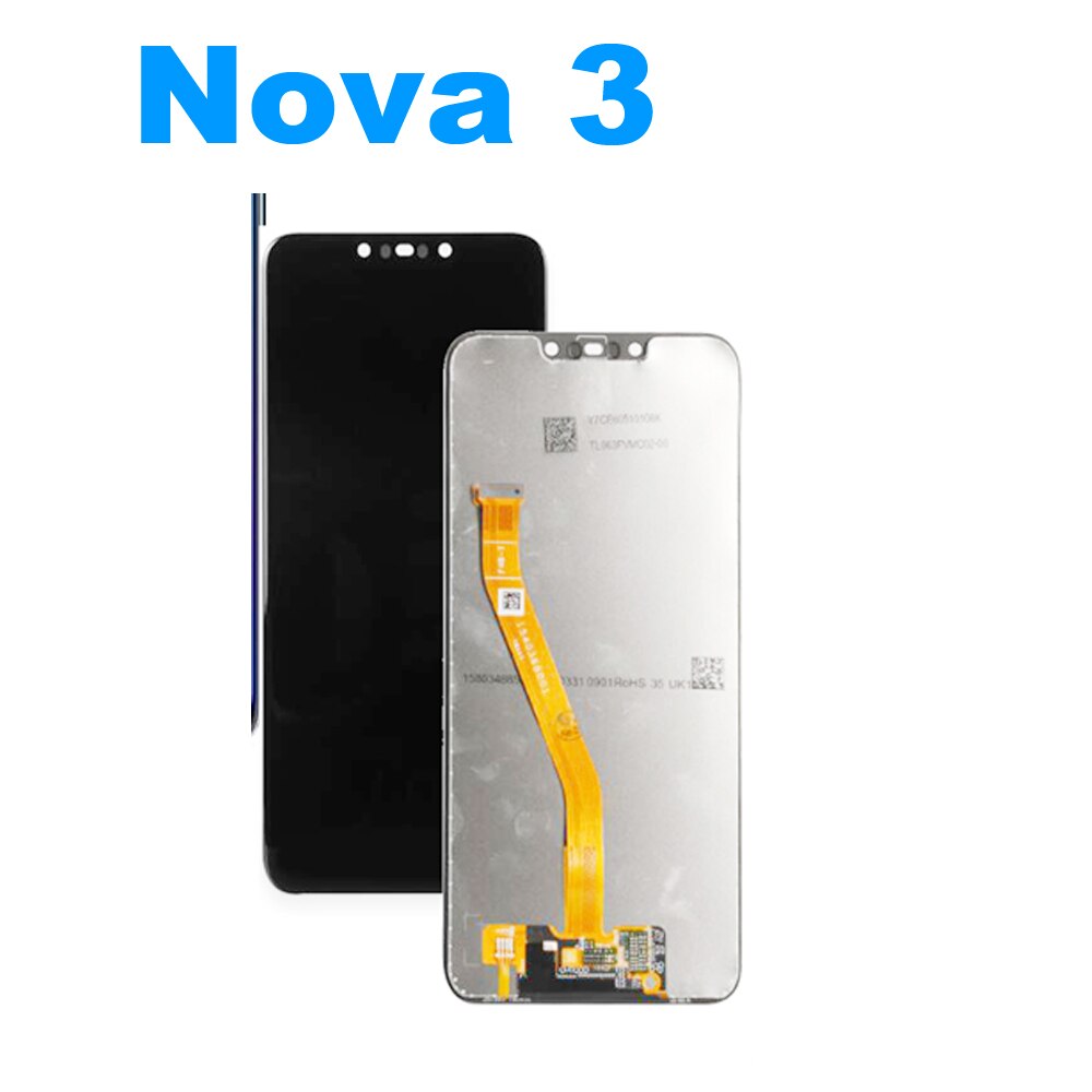 For Huawei Nova 3 LCD Display Touch Screen PAR LX1 LX9 Nova 3i LCD INE LX2 L21 Nova 3e Display ANE LX3 L23 LCD Nova3 Replacement