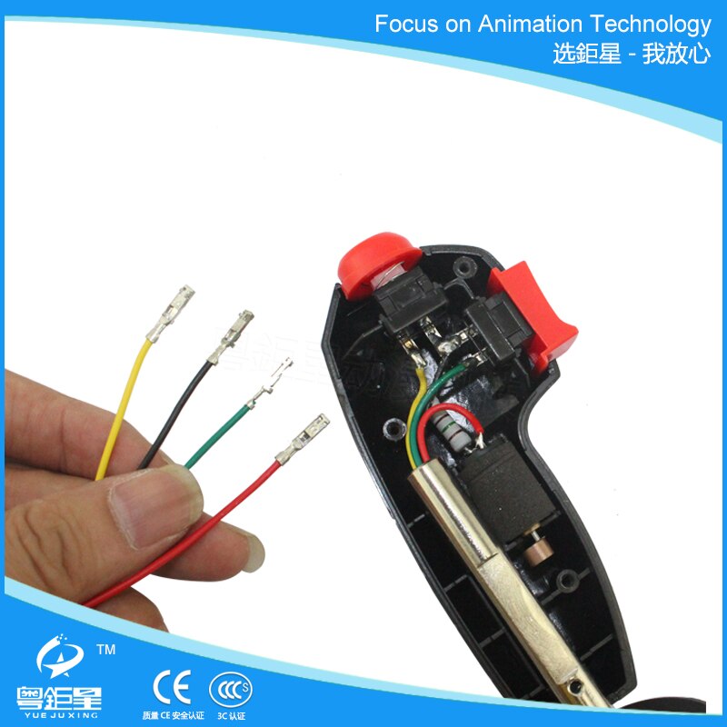 Flying Joystick Operated Shooting Flying Spare Parts With Micro Switch For Arcade Game Simulator Fighting Machine