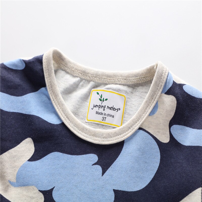 Jumping meters Sweatshirts autumn baby boys t shirts cotton kids boy t shirt children long sleeve tops baby clothes boy