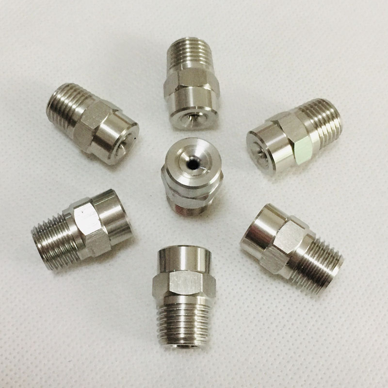 Buse de pulvérisation à grand angle en acier inoxydable, 10 pièces/lot, 1/8 "1/4" 3/8 "1/2" 3/4 "1" BSPT 304