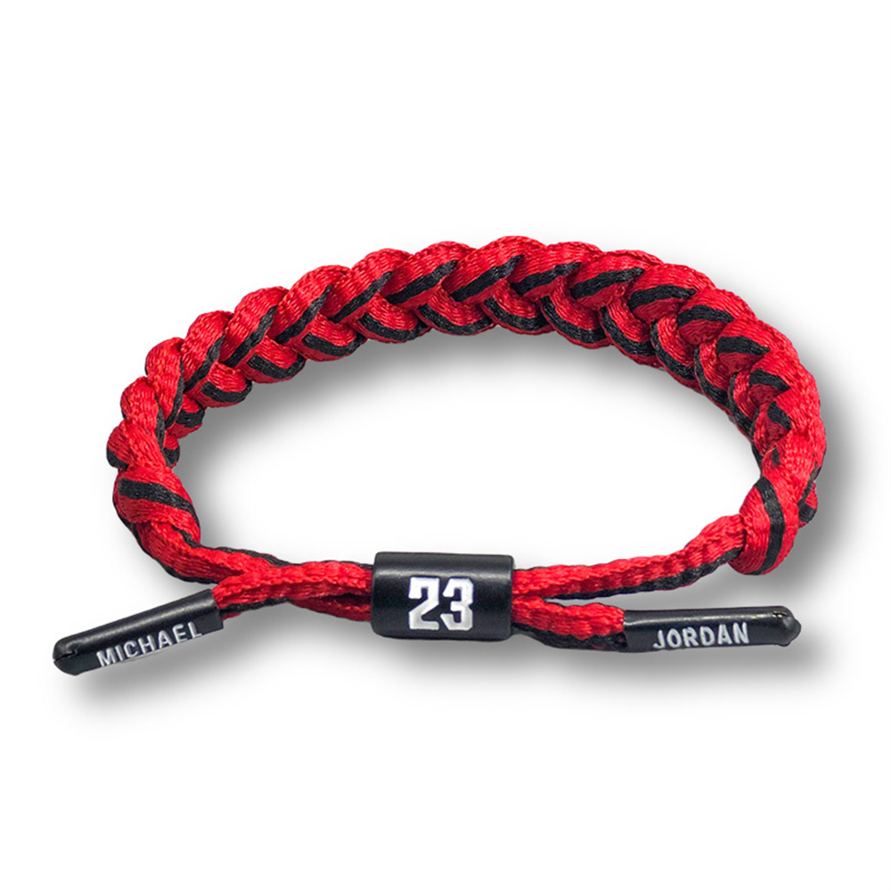 Basketball Player Number Braided Rope Bracelet Baseball Football Volleyball Sport Bangles for Men Adjustable Wristbands: Light Yellow Gold Color
