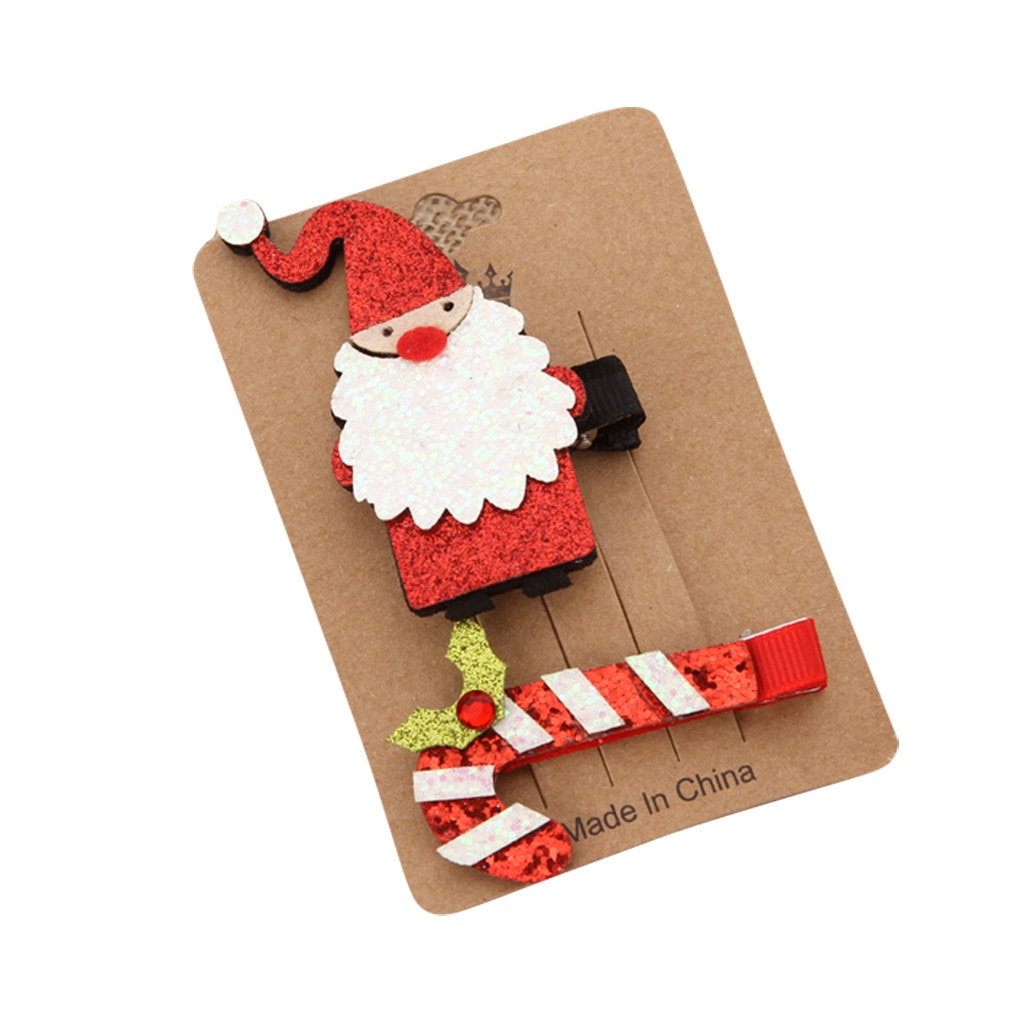 Acessórios para o cabelo do bebê meninas da árvore de natal dos desenhos animados do cartão de cabelo headwear conjunto opaska dla dziewczynki