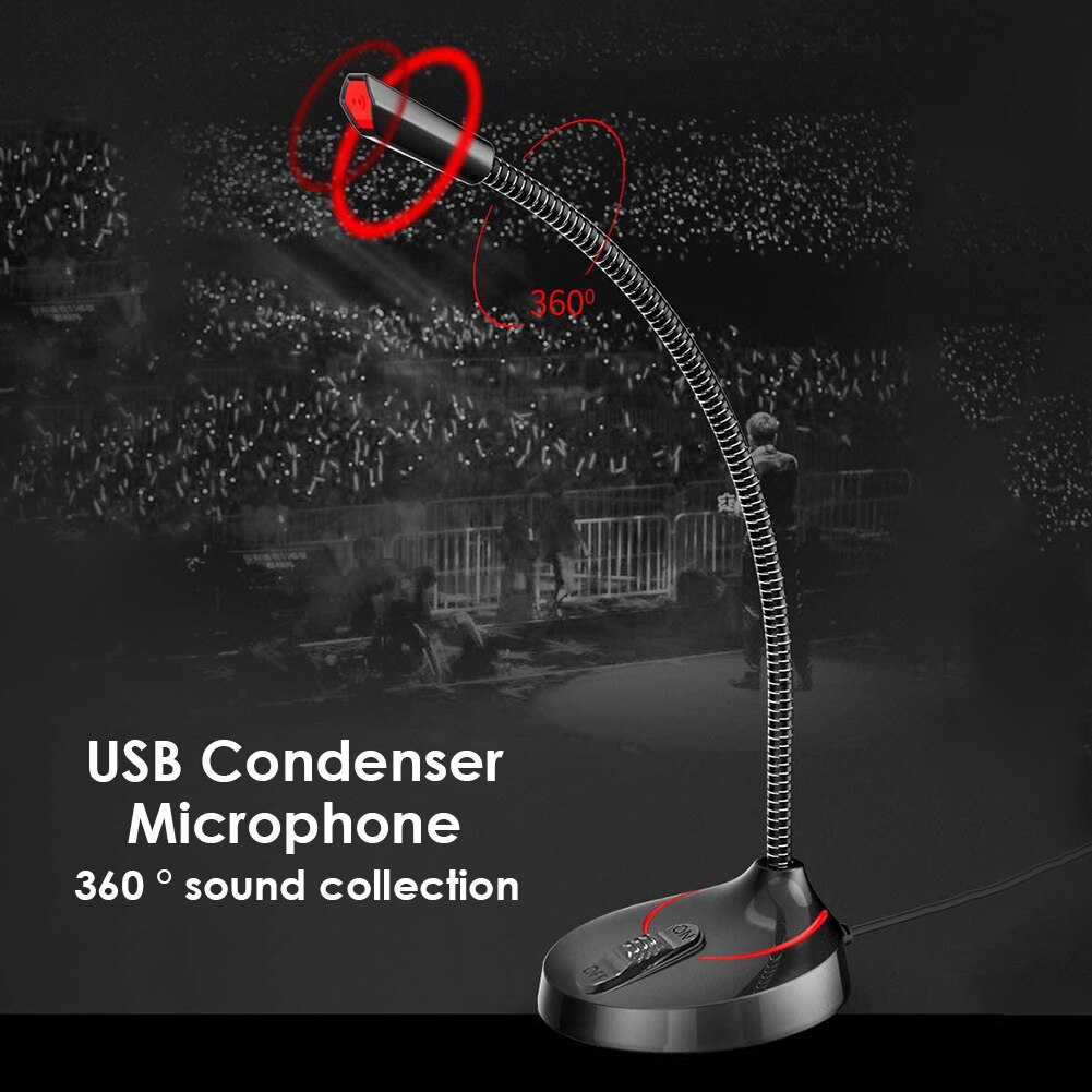 USB Computer Microphone Omnidirectional Condenser ... – Grandado