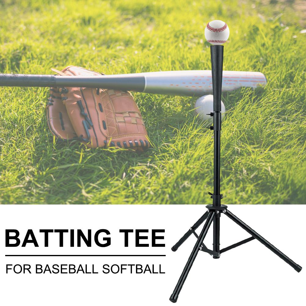 Baseball softball batting tee robust stativ base baseball træningsudstyr softball pitching batting træning