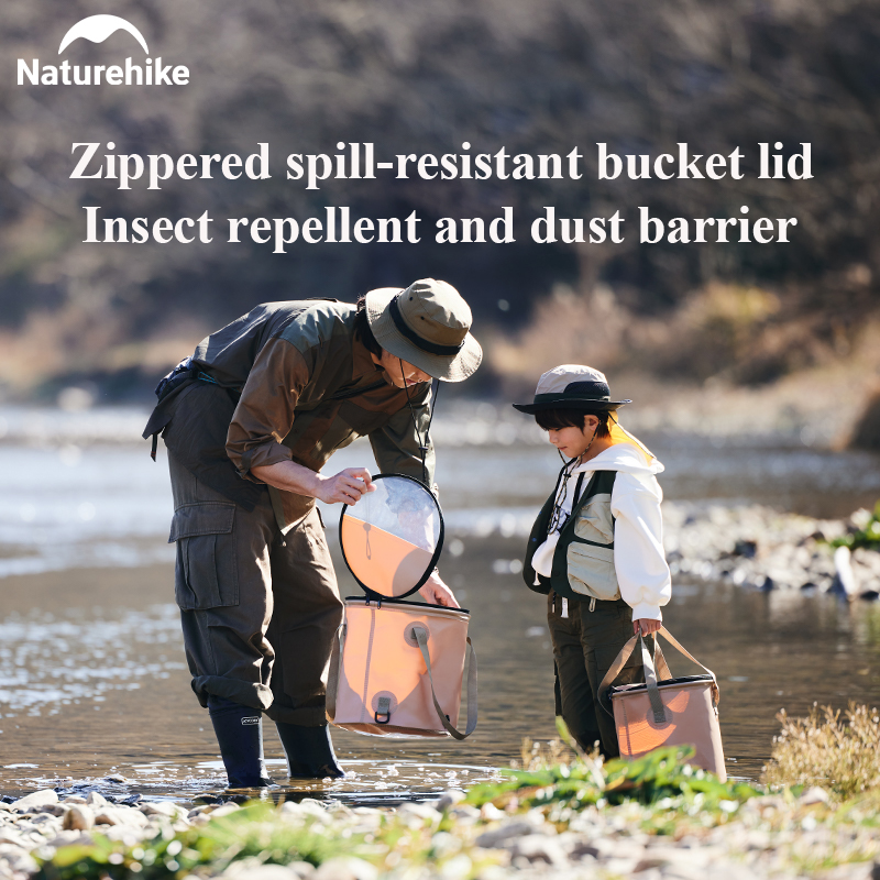 Naturehike hopfällbar hink 10l 20l utomhus bärbar hopfällbar hink eva livsmedelsklassad hink picknick grill camping vattenhink