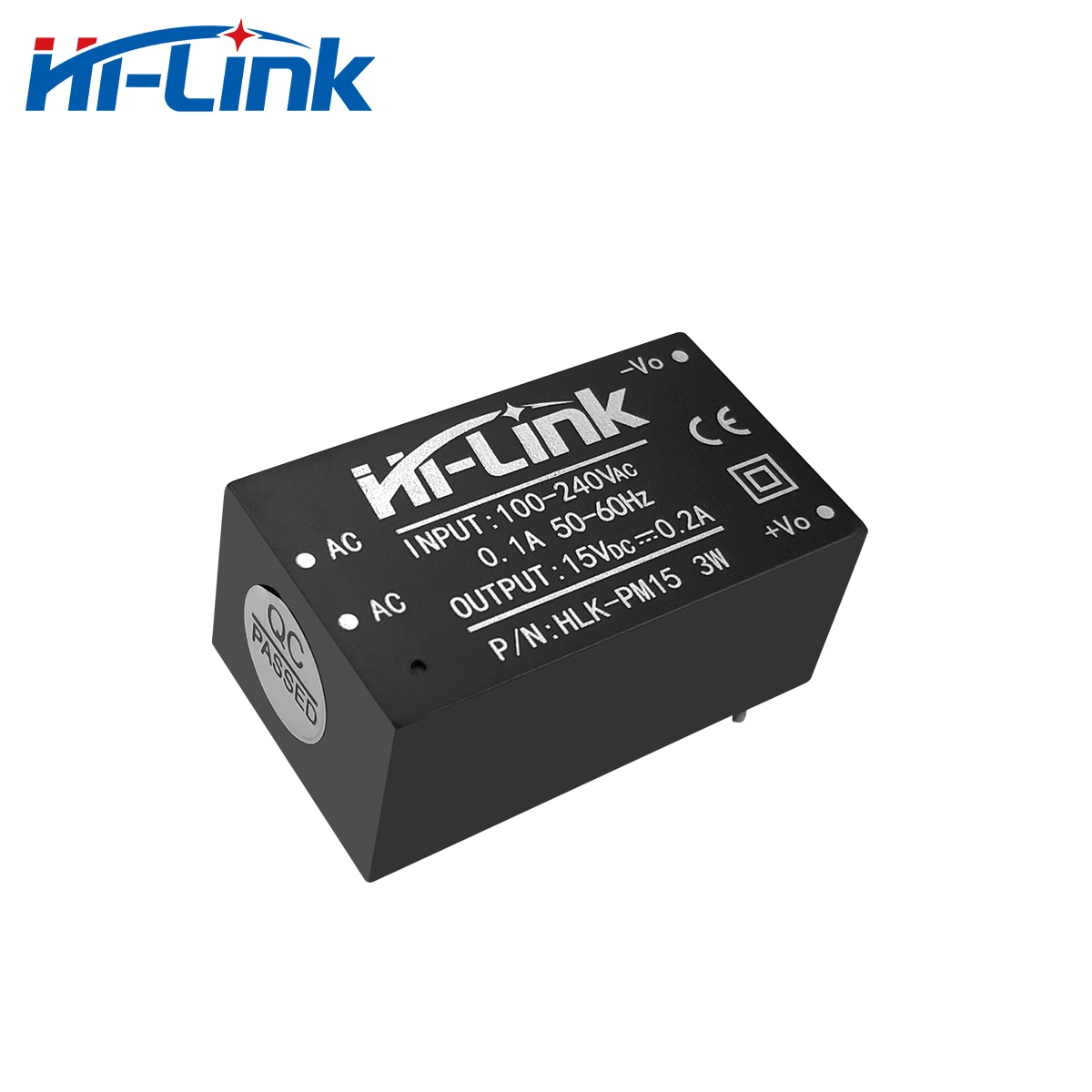 AC-DC 220v a 15v 0.2a 3w conversor de potência módulo step-down HLK-PM15