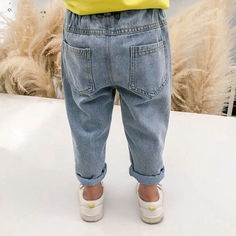 Jeans For Girl Patchwork Baby Girl Jeans Casual Style Children's Jeans For Girl Toddler Clothes For Girls 0 to 6 Year