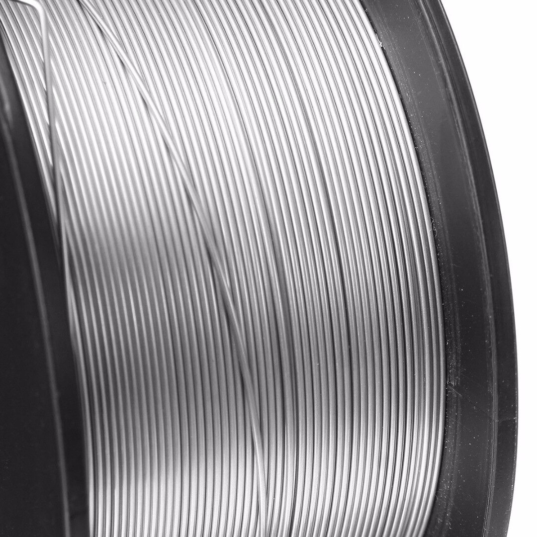 1 rulle rustfrit stål solid-core svejsetråd 0.8mm 500g/1kg mig loddetilbehør til fødevarer/generelt kemisk udstyr