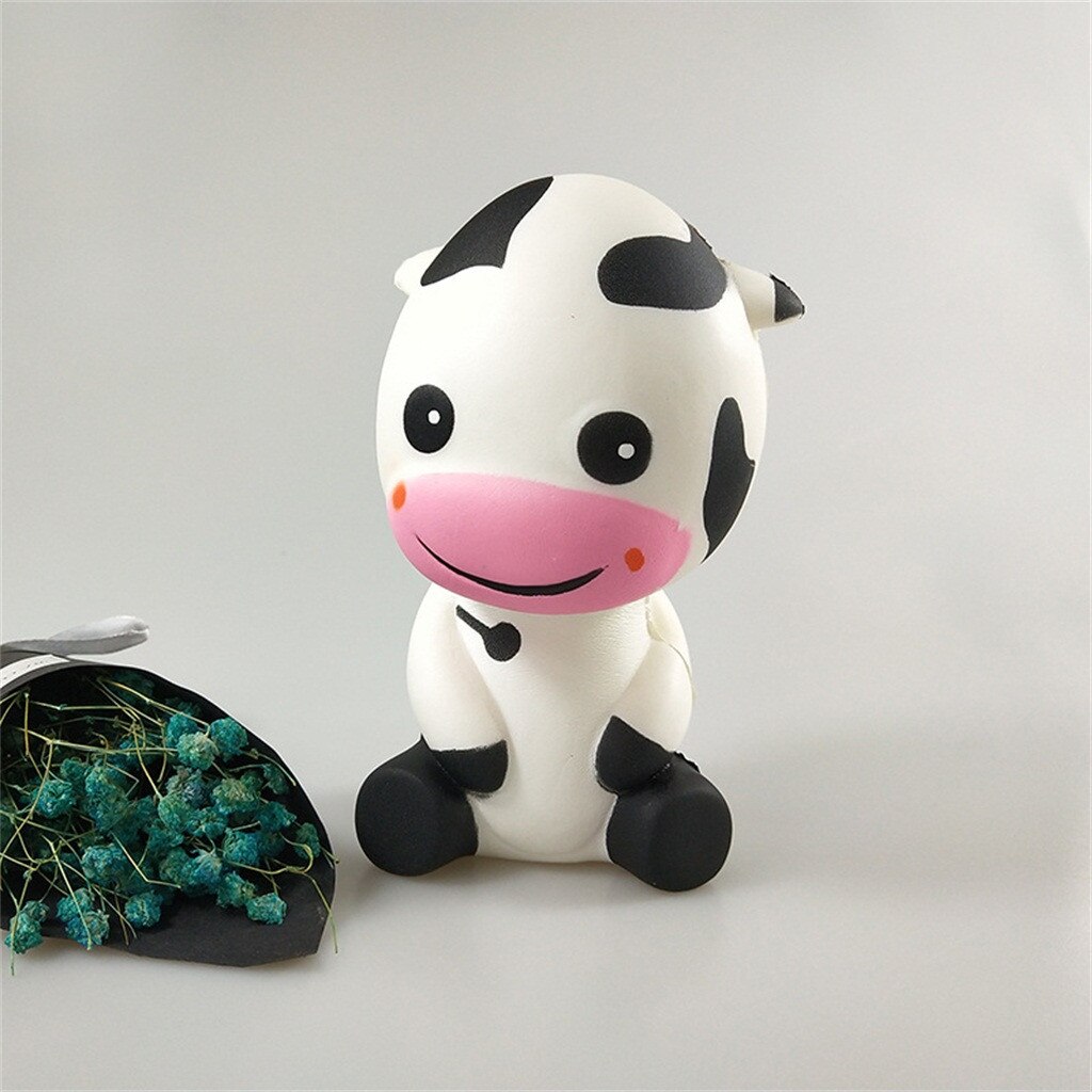 Cartoon Kawaii Cow Slow Rising Scented Squeeze Toy Collection Cure