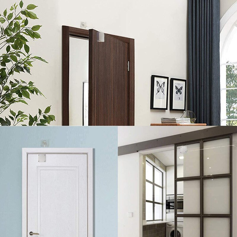 Punch-Free Automatic Sensor Door Closer Automatically Close for All Doors