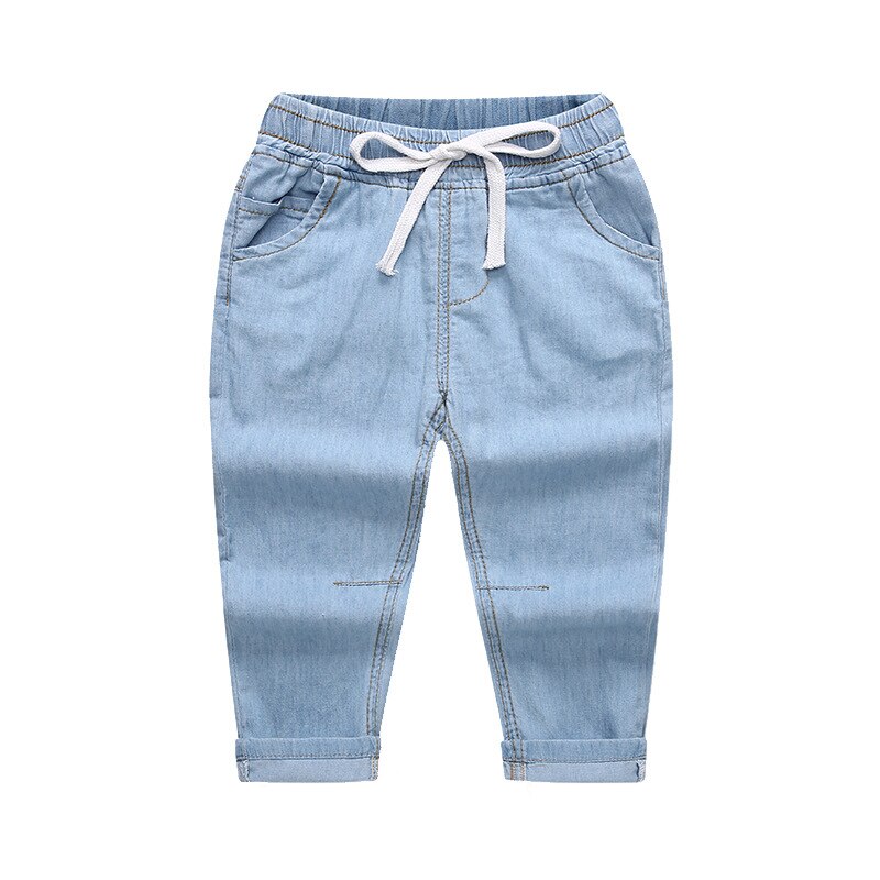 Zomer Herfst Baby Jongens Casual Jeans Kinderen Broek Kleding Kinderen Jongens Cowboy Losse Sport Casual Broek Baby kleding