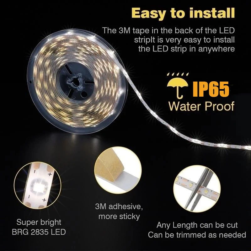 3M/5M Solar Led Strip Garden Decoration String Lig... – Grandado