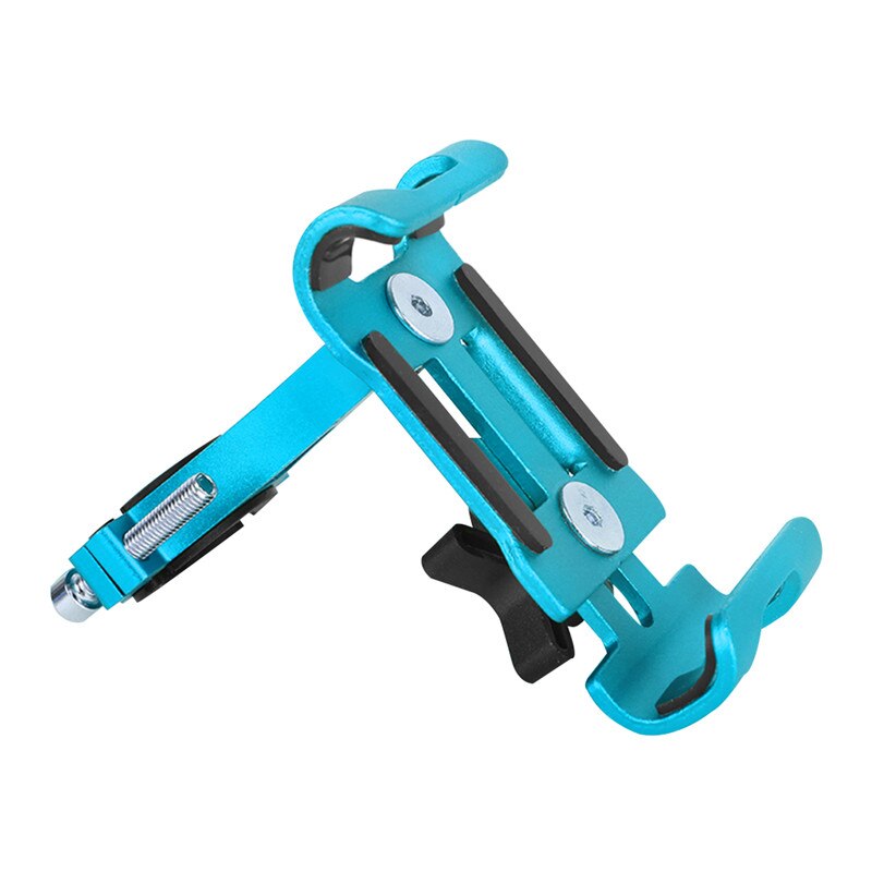 Soporte de teléfono para bicicleta de aleación de aluminio -3,5 ", soporte para teléfono móvil con GPS, soporte de teléfono para bicicleta para iphone 6 8, triangulación de envíos, 6,5: Azul cielo