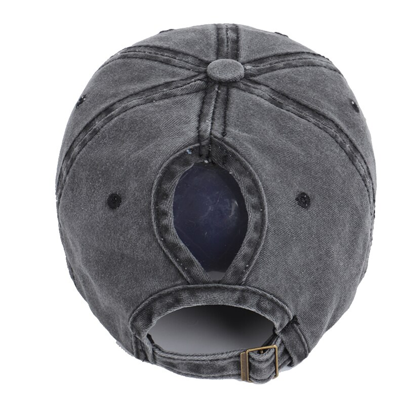 Vrouwen Paardenstaart Baseball Cap Lente/Zomer 100% Katoen Zonnehoed Snapback Caps Ademende Hoed Maat Verstelbaar Paardenstaart
