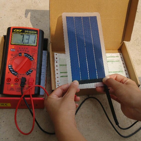 Flessibile Pannello Solare A Film Sottile FAI DA TE 1 W 6 V Solare Batteria Caricatore Solare Fotovoltaico Cellule Squishy Giocattoli Impermeabile Ad Alta efficienza