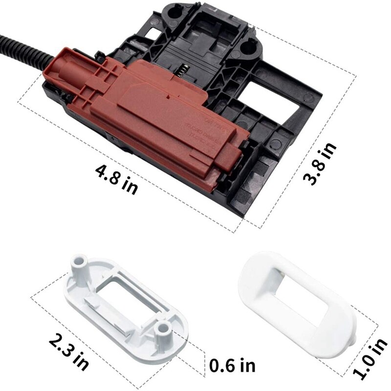W10404050 tampa da arruela trava interruptor para whirlpool kenmore máquina de lavar roupa substitui w10404050vp w10744659