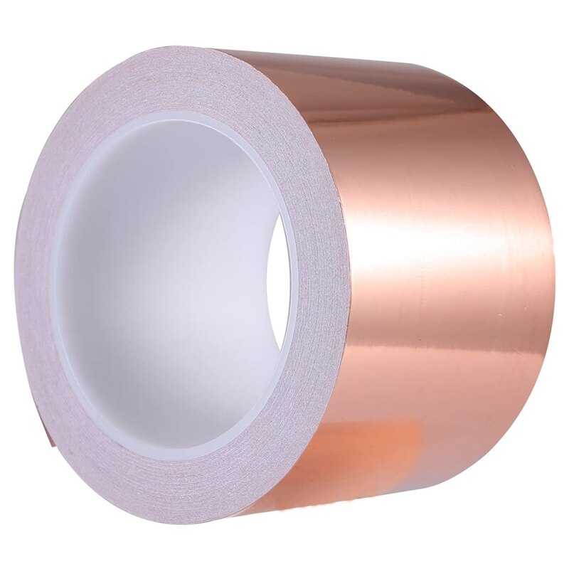 Copper Foil Tape 70mm x 20M for EMI Shielding Conductive Adhesive for Electrical Repairs,Snail Barrier Tape Guitar: Default Title