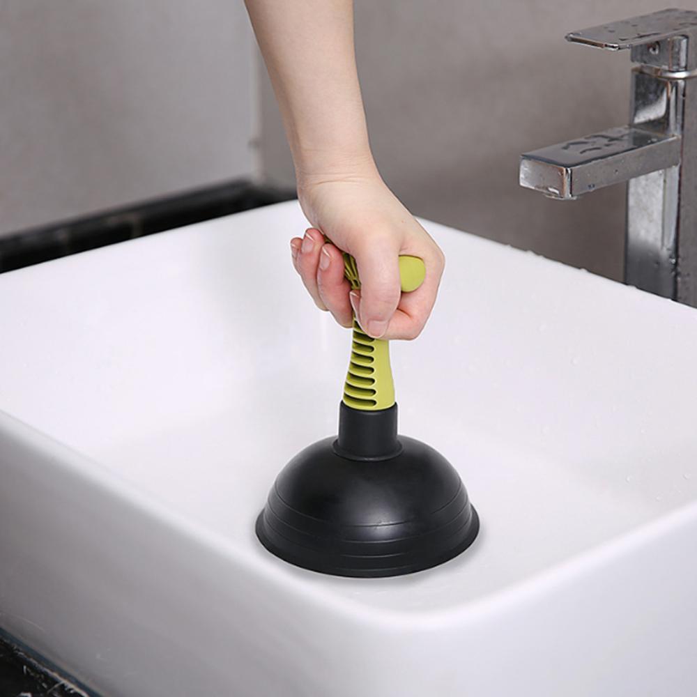 Druk Pijp Plunger Ontstopper Riool Zinkt Wastafel Pijplijn Verstopt Remover Badkamer Keuken Wc Cleaning Tools 35P