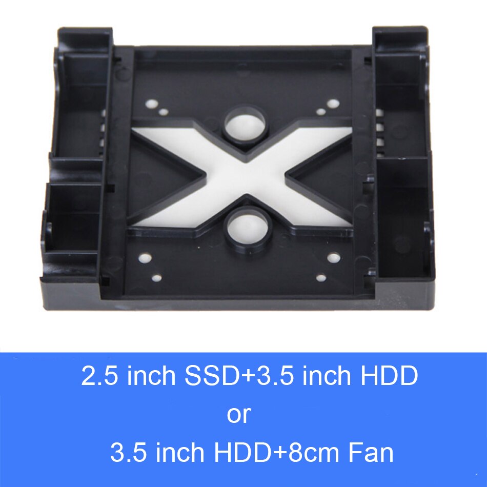 3 Stks/partij 2.5 &quot;Tot 3.5&quot; Ssd Hdd Harde Schijf Houder Bracket Converter Adapter 5.25 Optische Drive Positie voor Pc