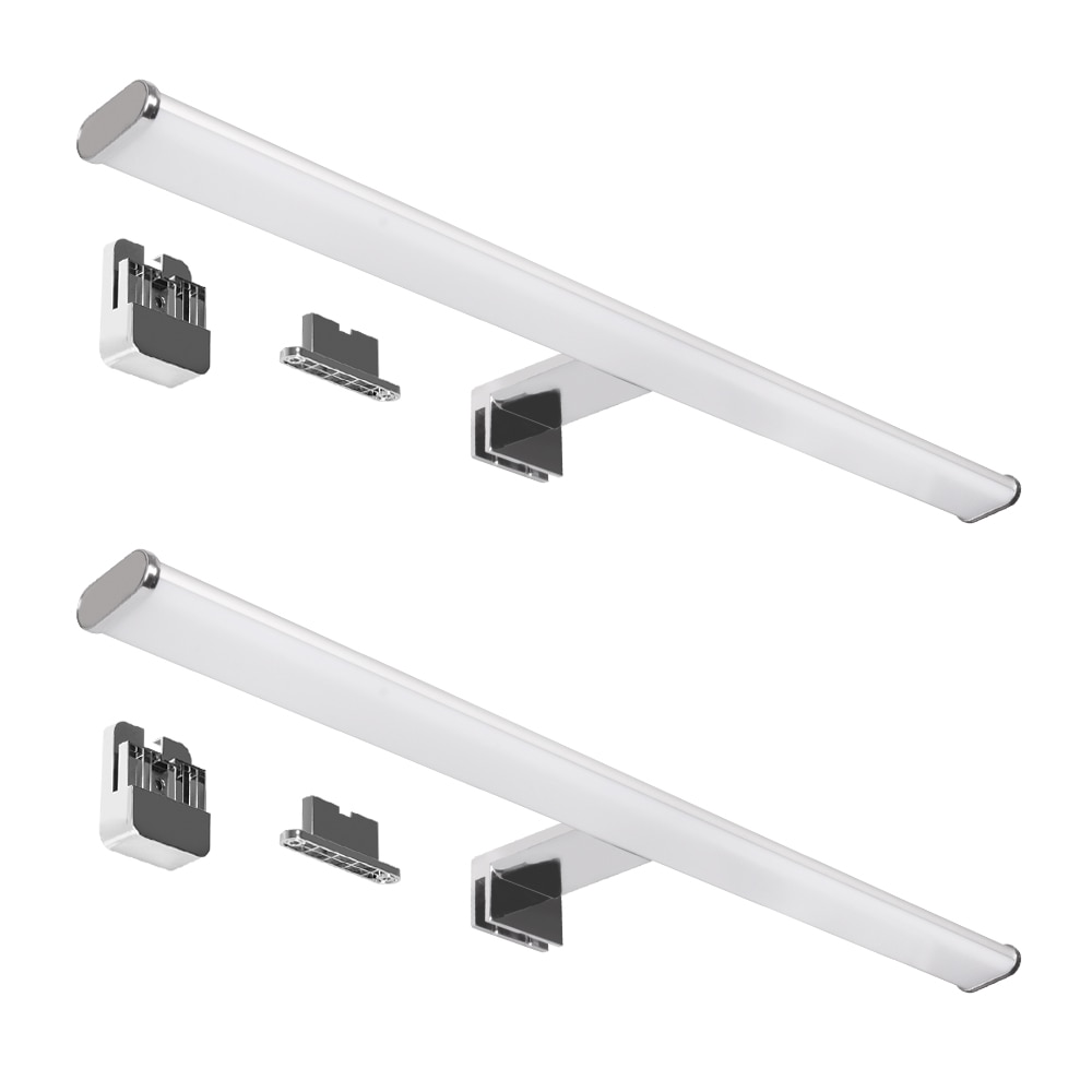 LED Bathroom Wall Lamps Over Mirror Cabinet Light Fixtures 12W 1000Lm IP44 Dampproof Lamp Width 60CM Natural White 4000K