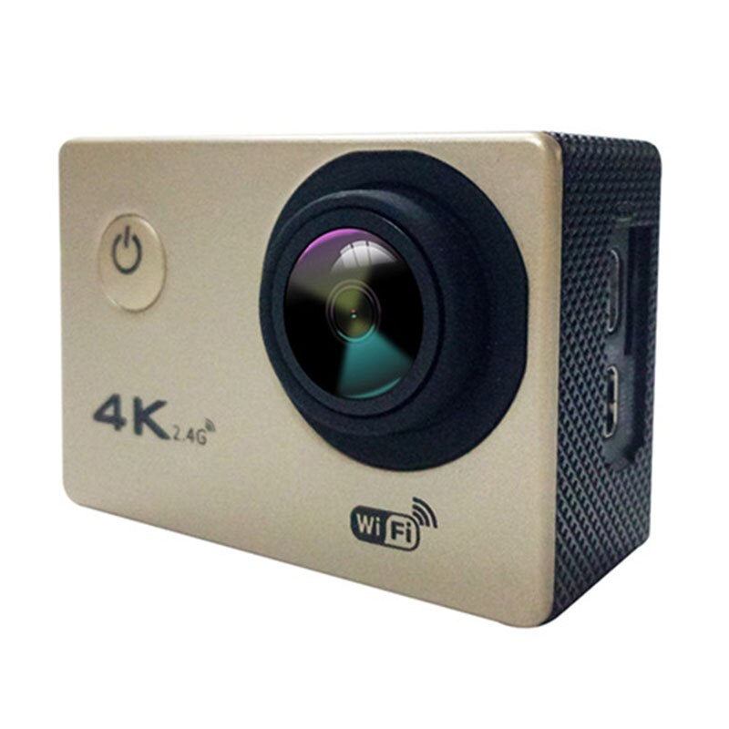 Full HD Waterproof Camera with 170 Degree Wide-angle Lens Support Time-lapse Photo VH99: Gold