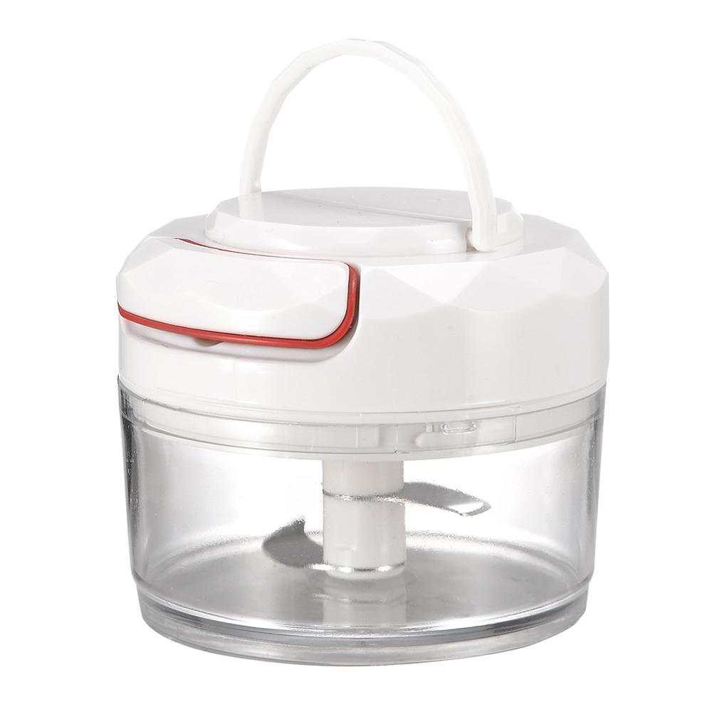 Mini pomme de terre carotte ail Cutter robot culinaire broyeur manuel hachoir à viande manuel fruits légumes hachoir trancheuse cuisine outil: Type B White