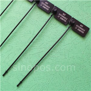 Returns Control Security Seals Flag Tag, plastic loop lock secure tie garment shoes bag label fastener not returnable if removed: Black