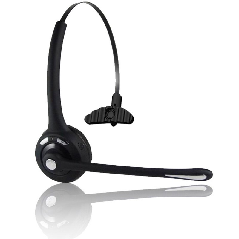 Mono Wireless Bluetooth Headset Noise Cancelling Headphone with Mic Handsfree for PC PS3 Gaming Mobile Laptop