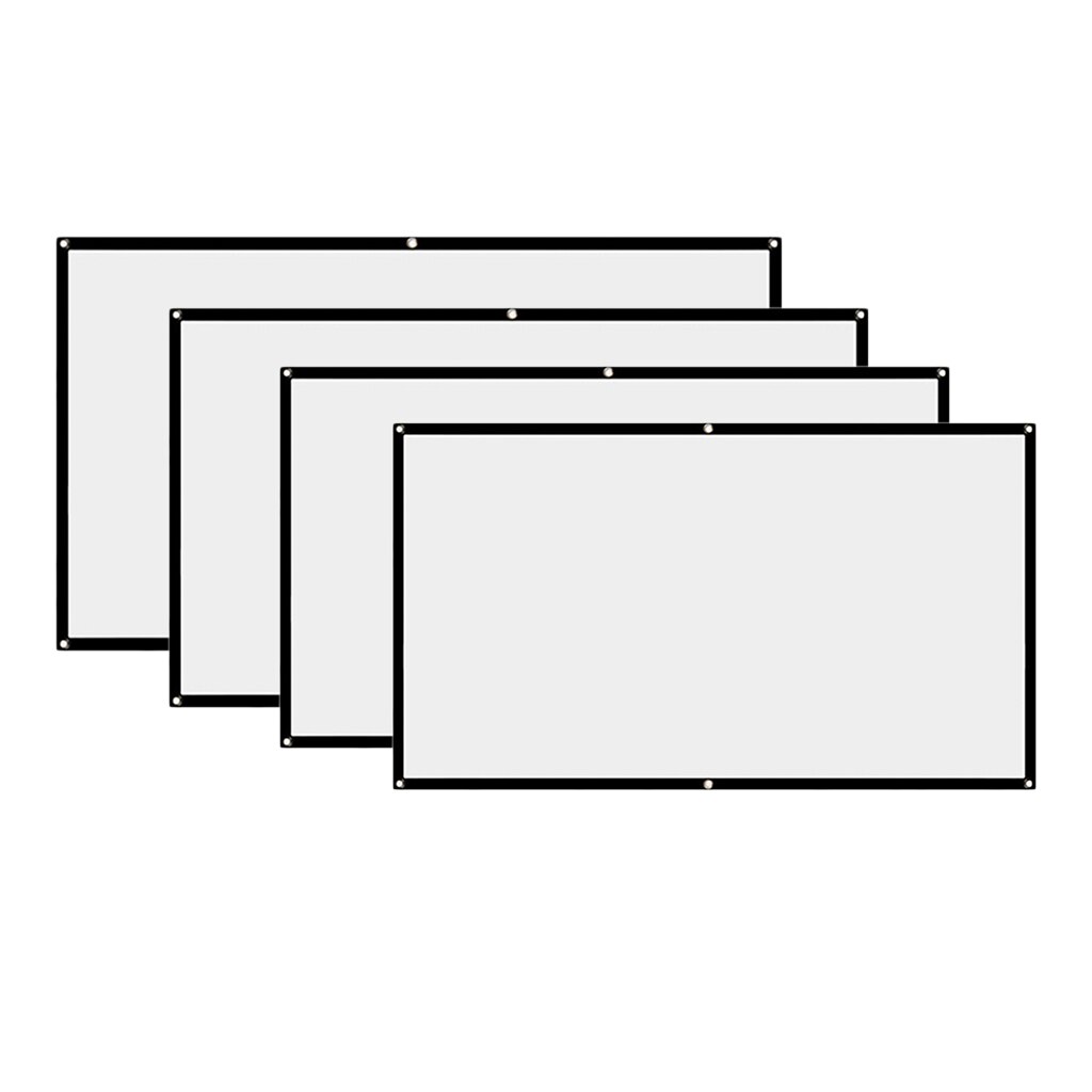 16:9 HD Projection Screen Home Theater Video Projector Screens School Party