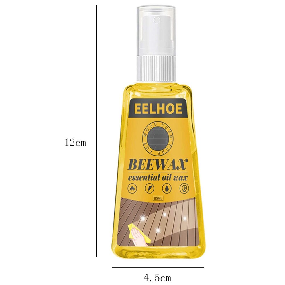 30/60ML Wood Floor Cleaner Polish Oil Floor Care Wax Cleaning Wax Household Cleaner FPing