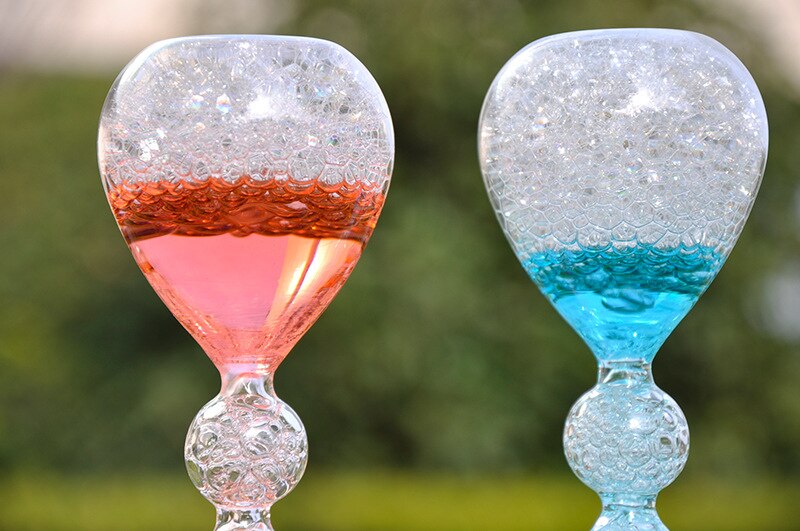 Horloge à bulle magique avec minuterie, accessoire de décoration pour la salle de verre, artisanat, de la saint-valentin