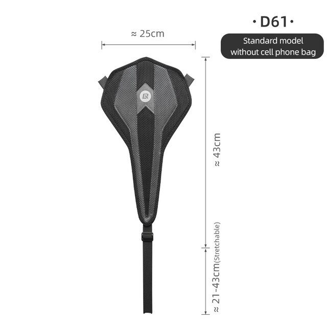 ROCKBROS bicicletta fascia per il sudore rete MTB bici da strada nastro per rete antisudore per interni protezione per telaio da ciclismo rete per il sudore accessori per bici: D61(no Phone borsa)