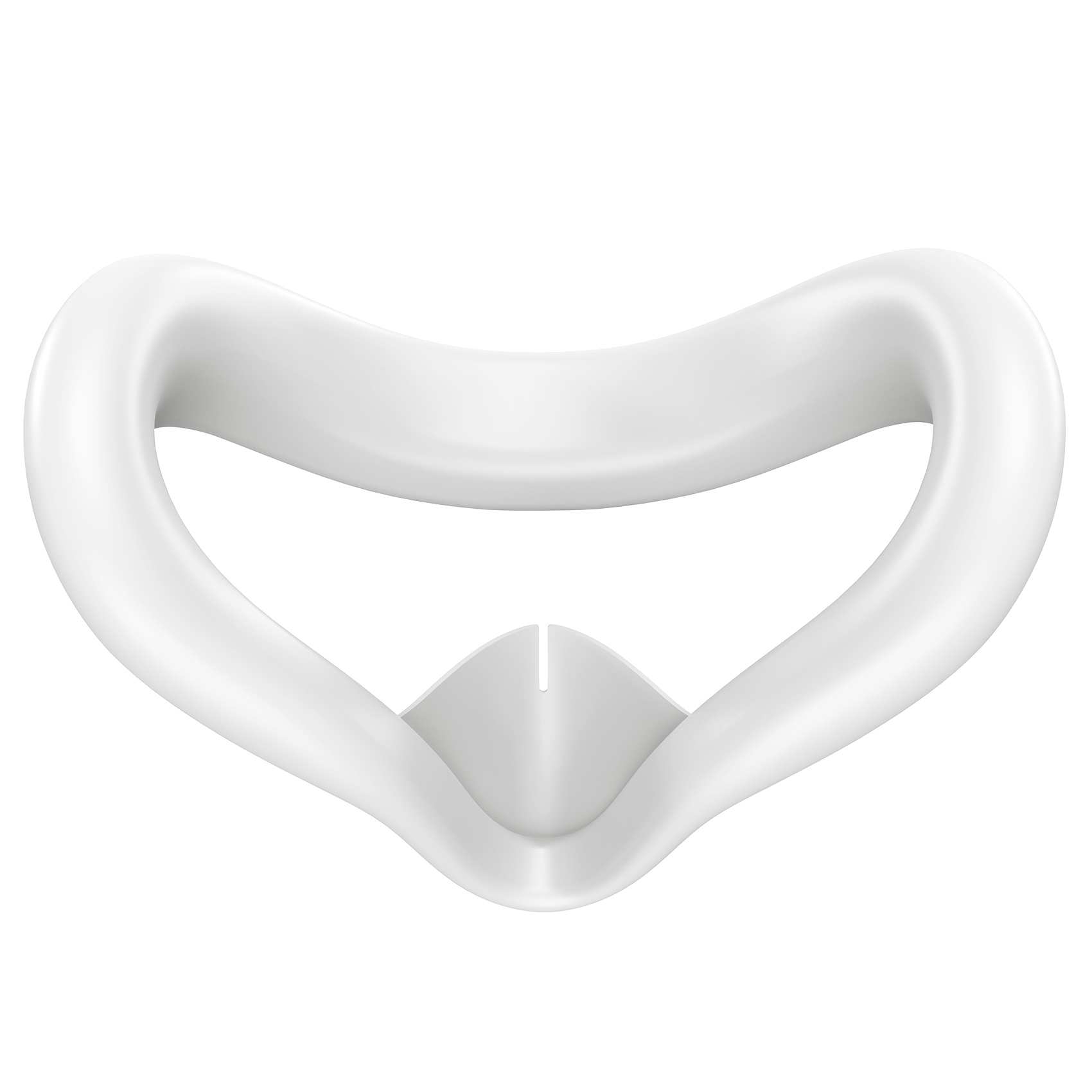 Funda de repuesto para Meta Quest 2/Oculus Quest 3/Quest 3S, almohadilla facial de silicona, cubierta antisudor, accesorios para gafas VR: Blanco