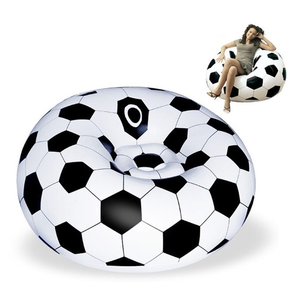 Football Inflatable Sofa Air Soccer Football Self Bean Bag Chair Portable Outdoor Garden Sofa Living Room Furniture Corner