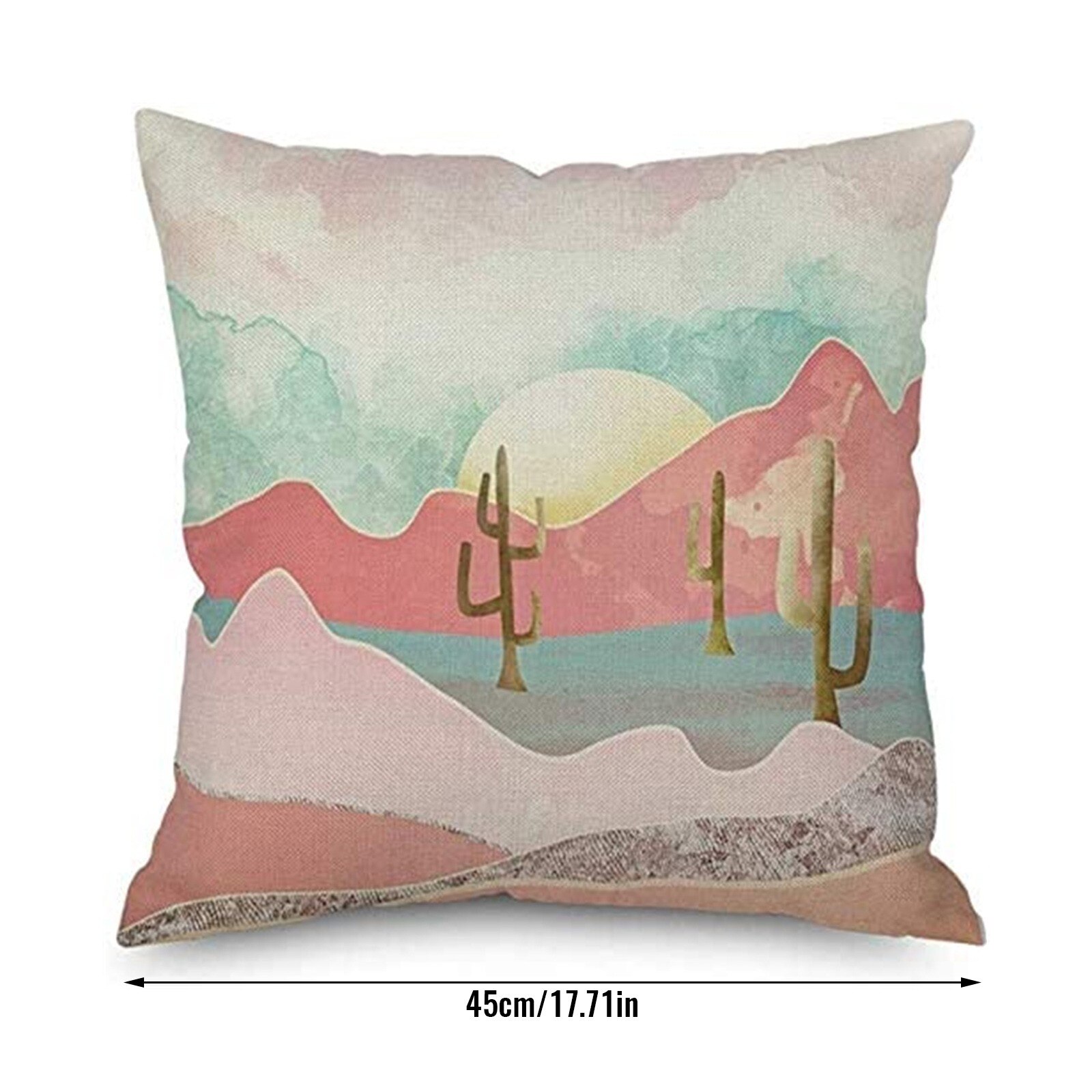 Gedrukt Kussenslopen Art Kussen Kussenslopen Linnen Sofa Kussenhoes Home Decor Kussen Core Case Gestreepte Geometrische Kussensloop