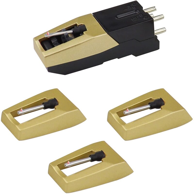 Platenspeler Naald, Verbeterde Platenspeler Cartridge Met Diamant Stylus Vervanging Voor Crosley,Victrola, Ion, Lp