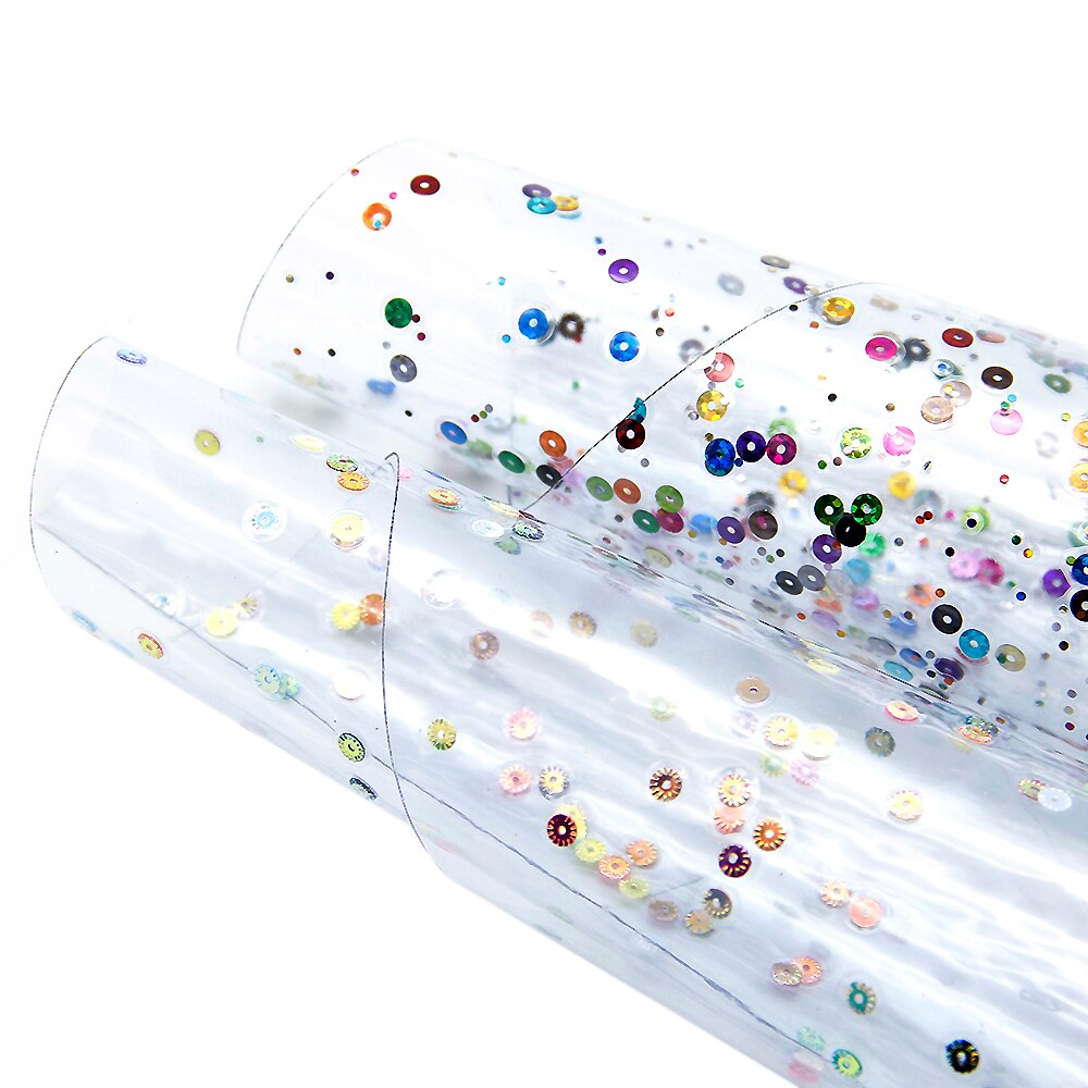 5 stuk/set PVC transparante Lederen set Faux Synthetisch Leer 20*34 cm, DIY Naaien Kledingstuk Knotbow Tassen schoenen, 1Yc6446