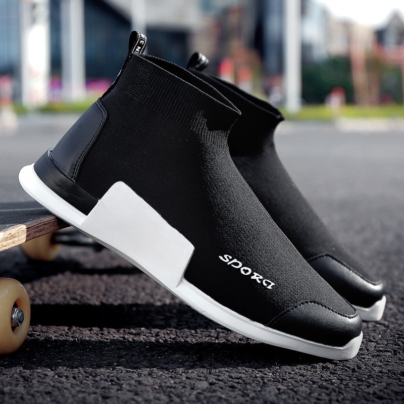 Mannen Sok Schoenen Lopen Sneakers Mesh Schoenen Fitness Sok-Achtige Sapato Masculino Mannelijke Sneakers Tenis Casual Volwassenen Trainers