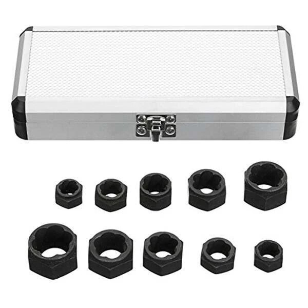 Nut Removal Tool Broken Nut Bolt Extractor Hexagon Head Car Nut Removal Tool Maximum Impact Bolt Remover