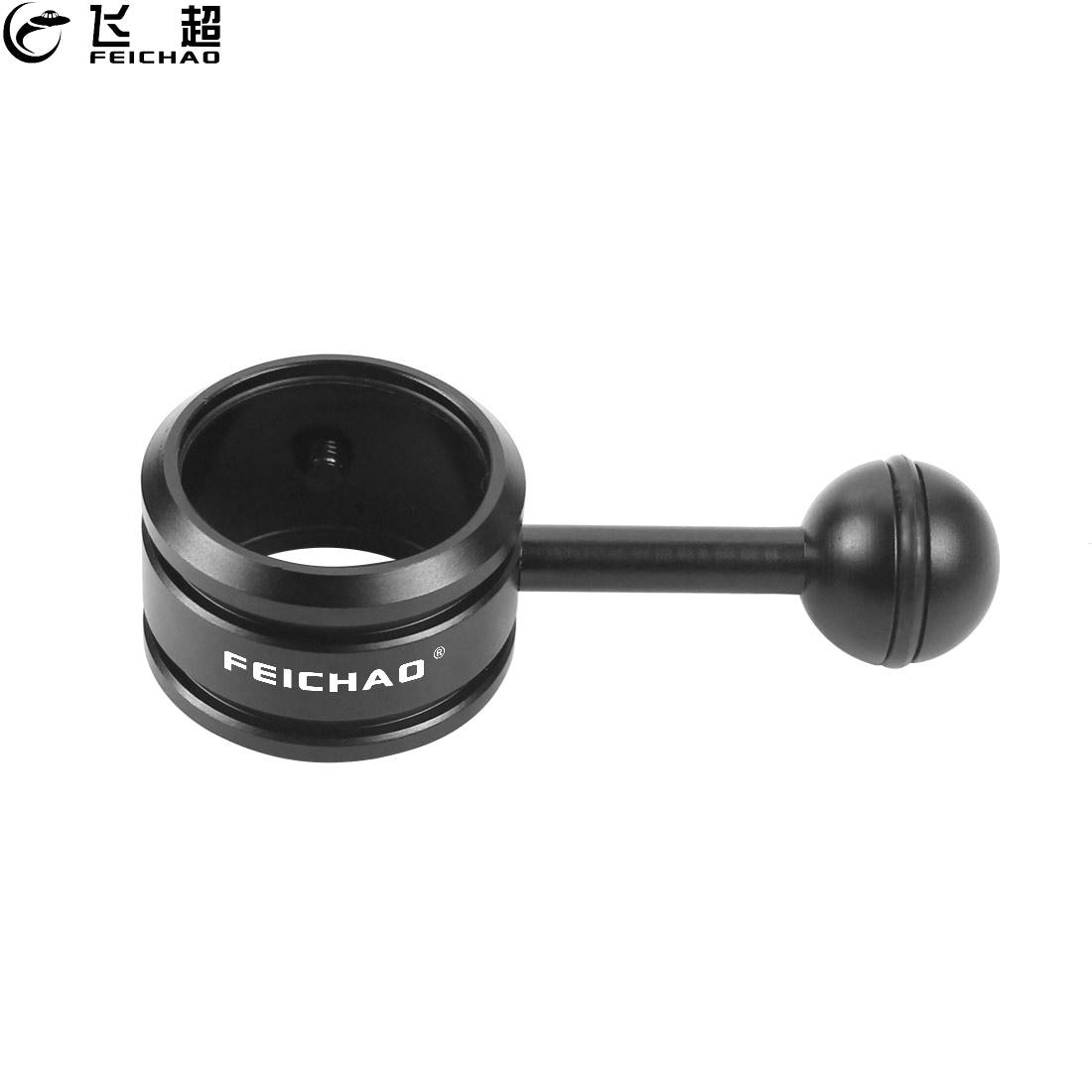 Diving 1" Ball to YS Head Clip Arm Flashlight Ballhead Fixed Joint for Gopro 8 7 Action Camera Underwater Butterfly Clamp Mount