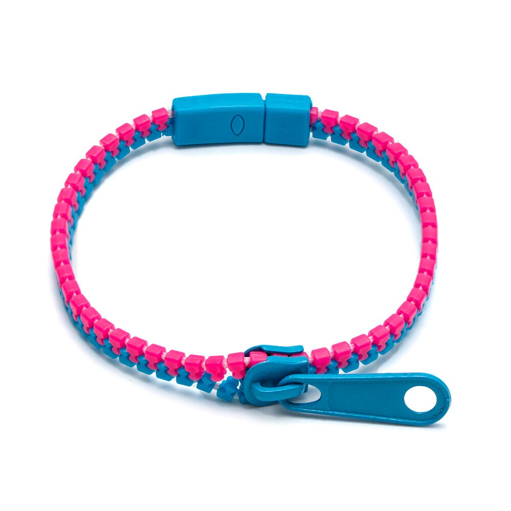 Pulsera Antiestrés con cremallera para niños, juguete sensorial de mano para el autismo, TDAH, 1 unidad: TD952