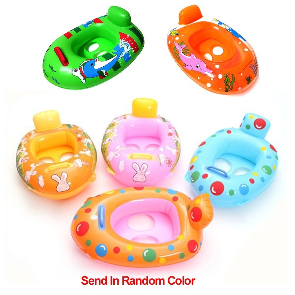Baby Swimming Neck Float Inflatable Ring Baby Pools Accessories Newborn Neck Wheels Bathing Circle Safety Neck Float Bath Toy: WJ3385